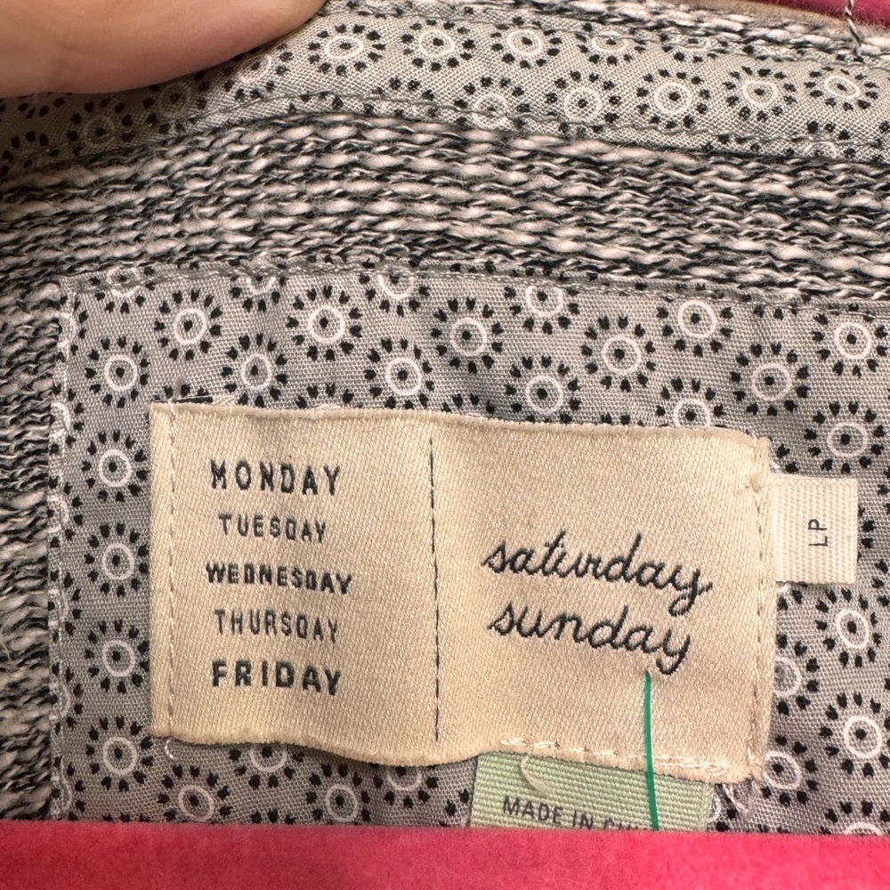 Anthropologie Saturday/Sunday Gael Heathered Gray Long Sleeve Sweater Dress - Picture 4 of 5